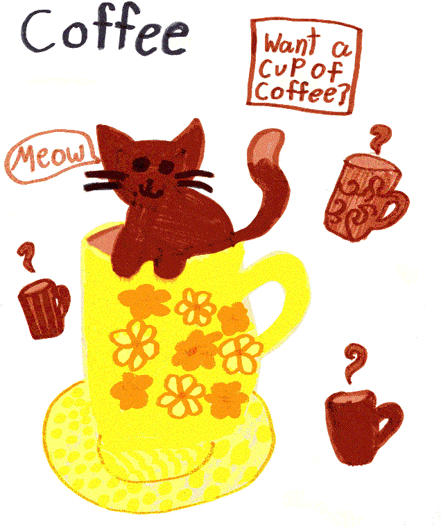 Picture of the Coffee Cat